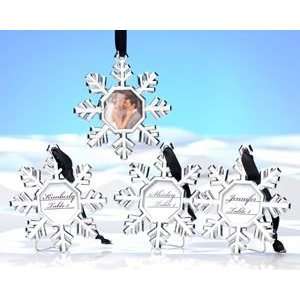  Snowflake Place Card Holder Ornaments Health & Personal 