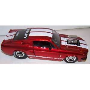   Muscle with Blown Engine 1967 Shelby Gt 500 in Color Red Toys & Games