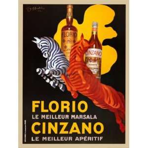  Florio Cinzano   Poster by Leonetto Cappiello (14.5X20.5 