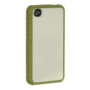 FUSION SERIES SHOCKER GREEN BORDER + SLIVER BACK for the Apple Iphone 