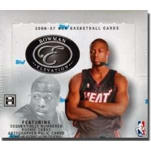  2006 07 Bowman Elevation Basketball Hobby Box (16 packs 