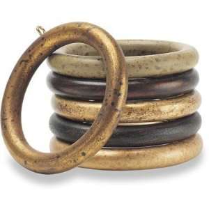  2 1/4 Wood Ring with clip~Each