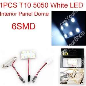  SMD 5050 2x Ultra White Car Interior Light Panel 6 LED 12v 