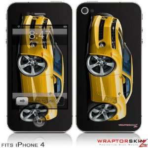 com iPhone 4 Skin   2010 Camaro RS Yellow (DOES NOT fit newer iPhone 