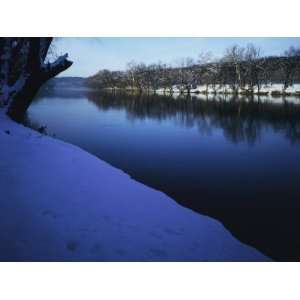  Snowfall along the Shenandoah River, Clarke County, Virginia 