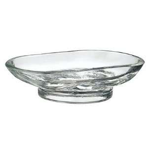   V248G Xtra Spare Clear Glass Freestanding Soap Dish