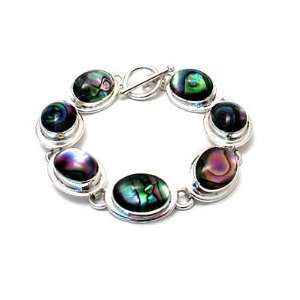  Abalone Classy Oval Bracelet 