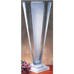  Badash Crystal MJ201 Tuxedo Pedestal Vase