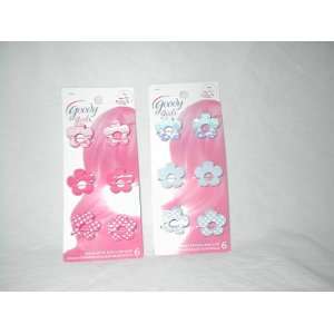  ONE Package Goody Girls Bouquet of Bliss Claw Clips, 6 Per 