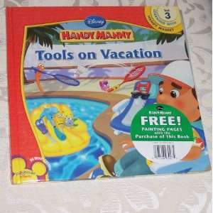  Disney HANDY MANNY Tools on Vacation Hardcover Sealed Book 