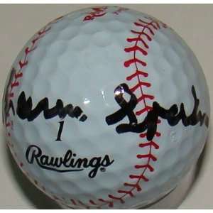 Warren Spahn SIGNED Baseball Golf Ball BRAVES  Sports 