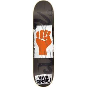  Cliche Viva Cliche Skateboard Deck   8.0 Resin 7 Sports 