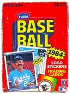 1984 Fleer Baseball Wax Box  