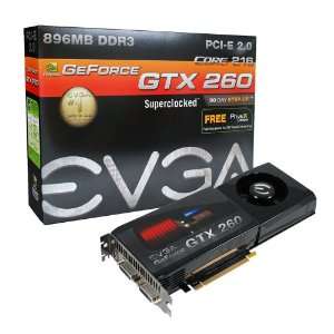  EVGA nVidia GeForce GTX260 Core 216 55nm Superclocked 896 