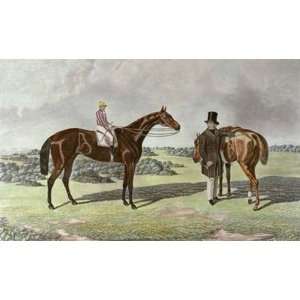 Raby Etching Davis, Henry T Hunt, Charles Horse Racing Steeple Chasing 
