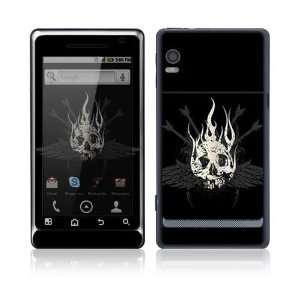   Skull Protector Skin Decal Sticker for Motorola Droid 2Cell Phone