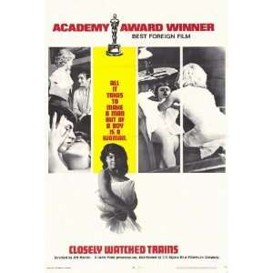  Closely Watched Trains (1968) 27 x 40 Movie Poster Style A 