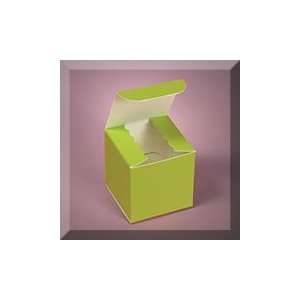  100ea   2 X 2 X 2 Lime Hi Gloss Gift Box Health 