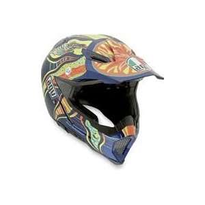 AGV AX 8 Replica VR Five Continents Off Road Motorcycle Helmet Small 
