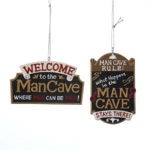  Club Pack of 12 Welcome to the Man Cave Plaque Christmas 