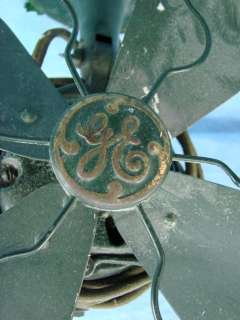   General Electric Metal Fan Circulating Portable Working Antique Cool