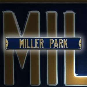    Milwaukee Brewers Miller park Street Sign