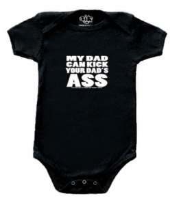 SIK WORLD   Baby ONESIE 12 18 M   MY MOM CAN KICK YOUR  
