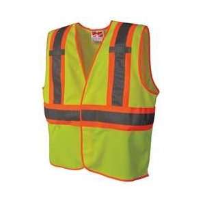  Open Road Bte Safety Vest,green,s/m   VIKING