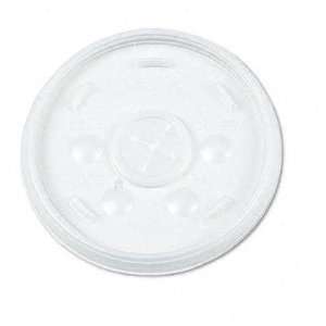  Dart Plastic Sip Thru Lid White For Hot and Cold Foam Cups 