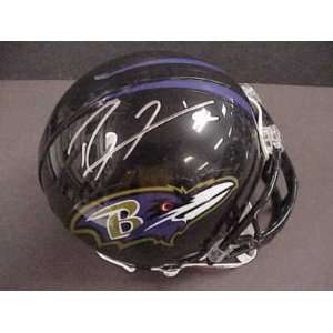  Ray Lewis Autographed Mini Helmet   w COA   Autographed 