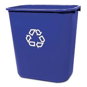   28 1/8 Quart Blue Medium Deskside Recycling Container
