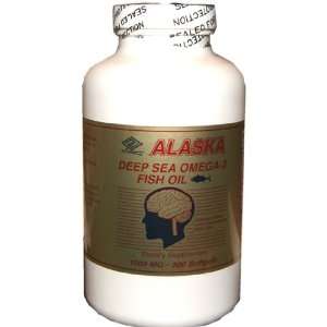  Alaska Deep Sea Fish Oil Omega 3, 1000 Mg, 300 Capsules 
