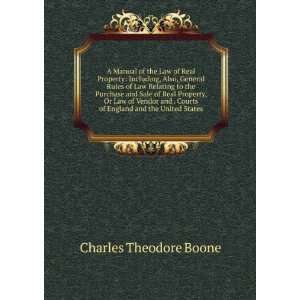   Courts of England and the United States Charles Theodore Boone Books