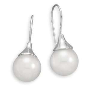  Simulated White Pearl Earrings   New Jewelry