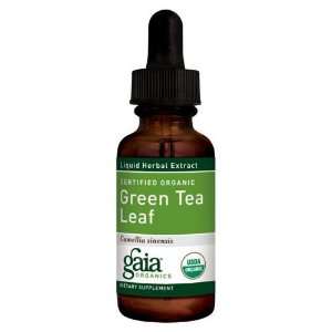 Gaia Herbs Green Tea Leaf 128 oz  Grocery & Gourmet Food