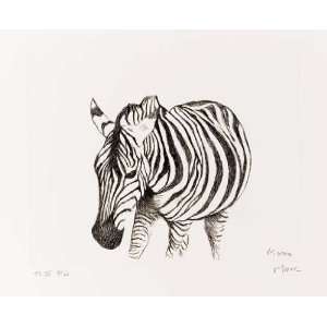   Reproduction   Henry Moore   24 x 20 inches   Zebra