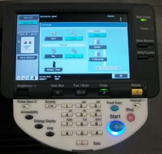 Konica Minolta Bizhub C353 MFP Color Copier Printer Scan Fax Less than 