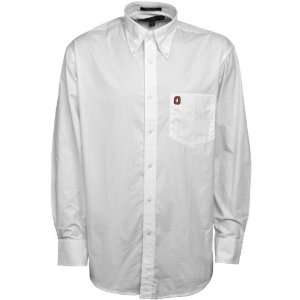 NCAA Colony Sportswear Ohio State Buckeyes White Chalk Dress Shirt 