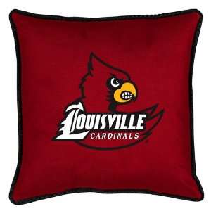 Collegiate Louisville Cardinals Sidelines Throw Pillow