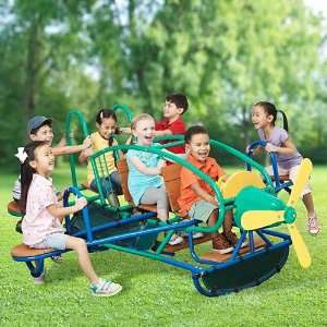   Swing Town MA8300A Airplane Double Teeter Totter Patio, Lawn & Garden