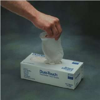  Ansell 34 500 S Dura Touch Vinyl Powdered Gloves, 5 mil 