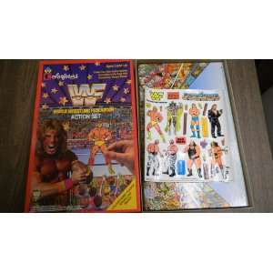   World Wrestling Federation Action Set By Colorforms 