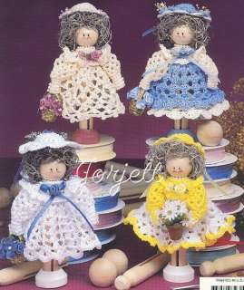Clothespin Ornament Dolls, Annies crochet patterns  
