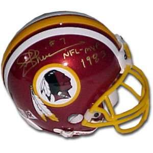  Joe Theismann Washington Redskins Autographed Mini Helmet 
