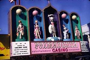 Reno Nevada 1967 Primadonna Club Casino downtown  