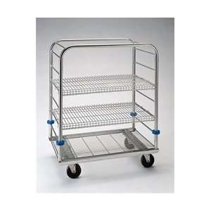   Stainless Steel Autoclave Cart   45 3/8 Height (Without Wire Shelves