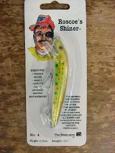 4748 The Producers Lures Roscoes Shiner Yellow Trout  