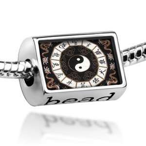   Yin and yang, ying Zodiac   Pandora Charm & Bracelet Compatible