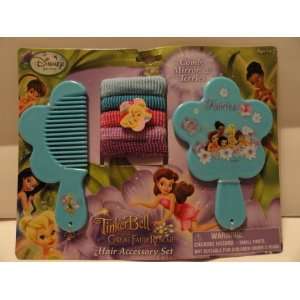 Disney Fairies Comb, Mirror and Terries Hair Accessory Set
