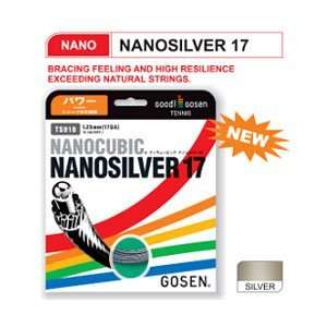  Gosen Nanocubic Nanosilver 17 Tennis String Set Sports 